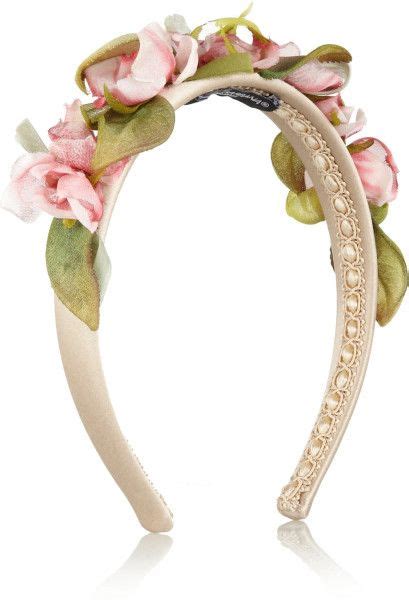 dolce gabbana flower headband|dolce gabbana accessories.